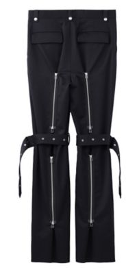 犬畜生ジョンローレンスサリバン　BONDAGE TROUSERS JOHNLAWRENCESULLIVAN - Wool gabardine bondage trousers ” | chord
