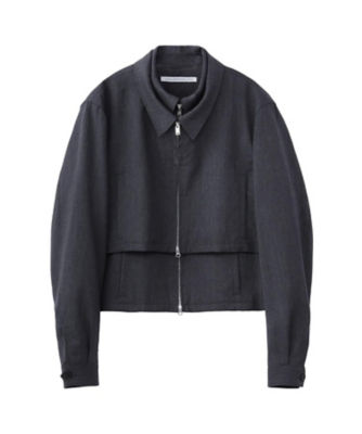 ブルゾン ＷＯＯＬ ＧＡＢＡＲＤＩＮＥ ＳＴＡＣＫＥＤ ＨＡＲＲＩＮＧＴＯＮ ＪＡＣＫＥＴ １Ｂ０１２ー０３２４ー１３ | JOHN LAWRENCE  SULLIVAN (Men)/ジョン ローレンス サリバン | 三越伊勢丹オンラインストア・通販【公式】