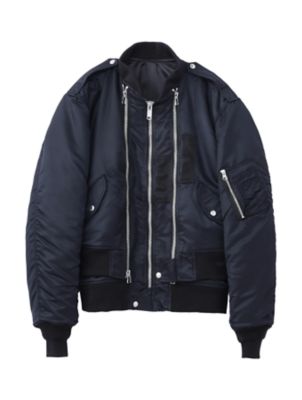 ボンバージャケット ＮＹＬＯＮ ＳＴＡＣＫＥＤ ＢＯＭＢＥＲ ＪＡＣＫＥＴ １Ｂ０１３ー０３２４ー２２ | JOHN LAWRENCE  SULLIVAN (Men)/ジョン ローレンス サリバン | 三越伊勢丹オンラインストア・通販【公式】