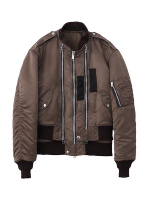 ボンバージャケット ＮＹＬＯＮ ＳＴＡＣＫＥＤ ＢＯＭＢＥＲ ＪＡＣＫＥＴ １Ｂ０１３ー０３２４ー２２ | JOHN LAWRENCE  SULLIVAN (Men)/ジョン ローレンス サリバン | 三越伊勢丹オンラインストア・通販【公式】