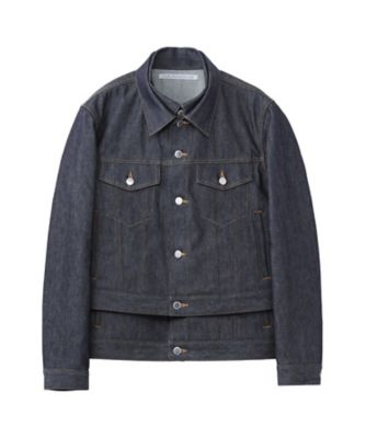 ジャケット ＲＩＧＩＤ ＤＥＮＩＭ ＳＴＡＣＫＥＤ ＪＡＣＫＥＴ １Ｂ０１４ー０３２４ー３４ | JOHN LAWRENCE SULLIVAN  (Men)/ジョン ローレンス サリバン | 三越伊勢丹オンラインストア・通販【公式】