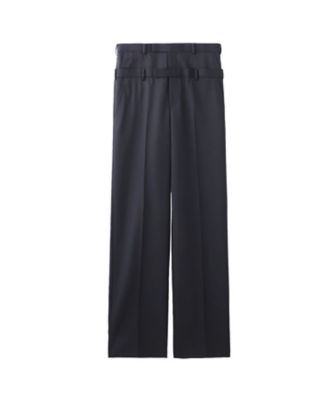 ＜JOHN LAWRENCE SULLIVAN (Men)＞パンツ　ＷＯＯＬ　ＧＡＢＡＲＤＩＮＥ　ＤＯＵＢＬＥ　ＳＴＡＣＫＥＤ　ＴＲＯＵＳＥＲＳ　２Ｂ００１－０２２４－１３