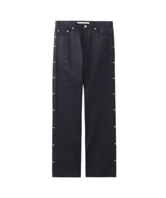 ＜JOHN LAWRENCE SULLIVAN (Men)＞デニム　ＲＩＧＩＤ　ＤＥＮＩＭ　ＭＥＴＡＬ　ＬＩＮＥ　ＪＥＡＮＳ　２Ｂ００７ー０３２４ー３７