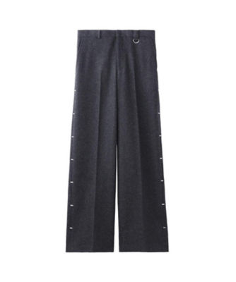 ＜JOHN LAWRENCE SULLIVAN (Men)＞パンツ　ＭＥＬＴＯＮ　ＭＥＴＡＬ　ＬＩＮＥ　ＷＩＤＥ　ＴＲＯＵＳＥＲＳ　２Ｂ０１０ー０１２４ー０１