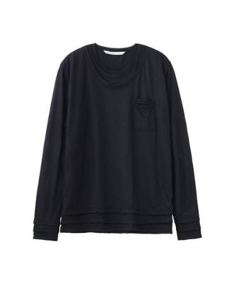 MURDER LICENSE ブラック Vネック 長袖カットソー 46 お兄系