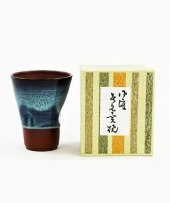 【越品】無名異焼玉堂窯元　焼酎カップ