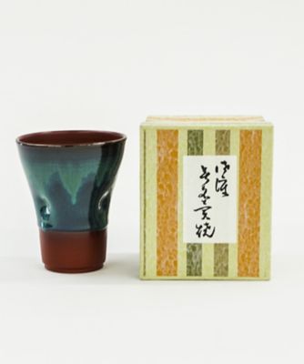 【越品】無名異焼玉堂窯元　焼酎カップ