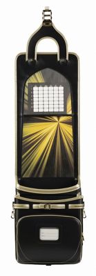 【送料無料】【２０２６年３月中旬以降届】ランドセル　スーパーフラッシュ　ＦＥＶＥＲ　名入れあり　ブラック×ゴールド