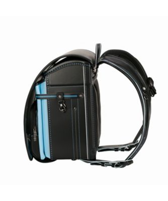 【送料無料】【２０２６年３月中旬以降届】ランドセル　ロイヤルコレクション　名入れあり　ブラック×サックス