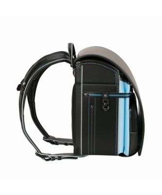 【送料無料】【２０２６年３月中旬以降届】ランドセル　ロイヤルコレクション　名入れあり　ブラック×サックス