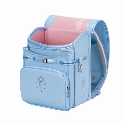 【送料無料】【２０２６年３月中旬以降届】ランドセル　ロイヤルコレクション　名入れあり　サックス×パールスカイ