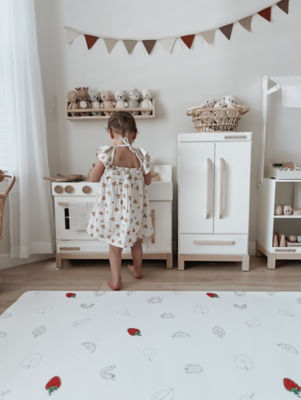 LITTLE BOT BABY 木製ベビーサークル グレー Little Bot baby 木製