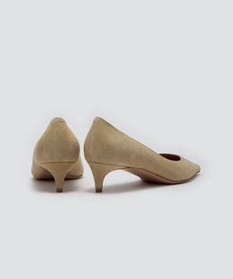 CUORE パンプス3．5cm BEIGE 0630CAMOSCIO