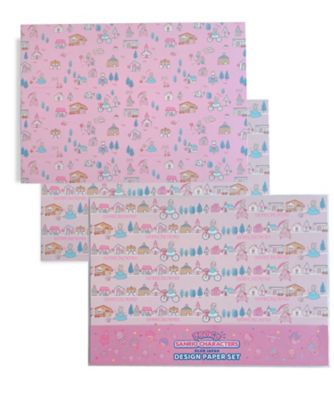 ＜Olor Japan (Women)＞■【受注商品】１２月上旬以降お届け　ＰＯＰ　ＰＩＮＫデザインペーパーセットマロンクリーム