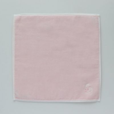 イニシャル刺繍入り　ＳＩＣタオル　ピンク　０８１５８３－４２１１