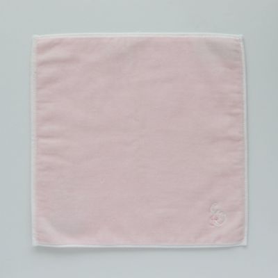 イニシャル刺繍入り　ＳＩＣタオル　ピンク　０８１５８３－４２１１