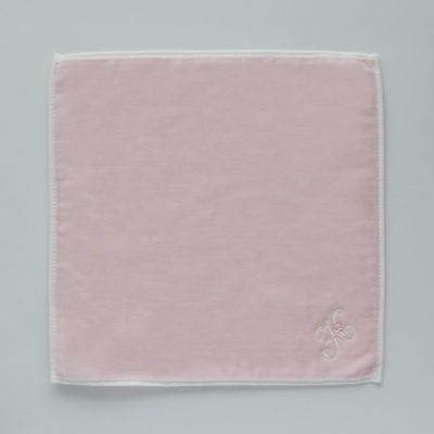 イニシャル刺繍入り　ＳＩＣタオル　ピンク　０８１５８３－４２１１