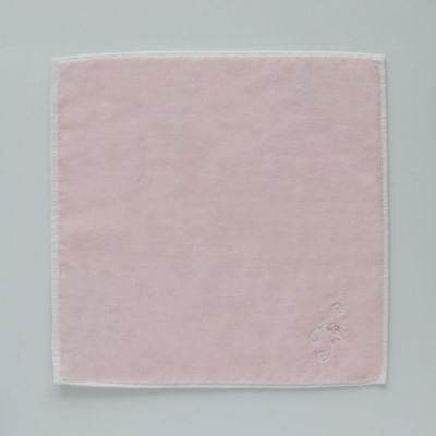 イニシャル刺繍入り　ＳＩＣタオル　ピンク　０８１５８３－４２１１