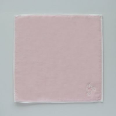 イニシャル刺繍入り　ＳＩＣタオル　ピンク　０８１５８３－４２１１