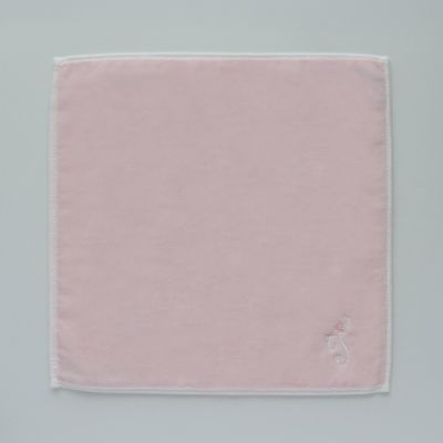 イニシャル刺繍入り　ＳＩＣタオル　ピンク　０８１５８３－４２１１