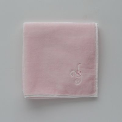 イニシャル刺繍入り　ＳＩＣタオル　ピンク　０８１５８３－４２１１