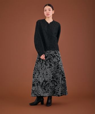 Arabesque Jacquard Short Jacket 6F