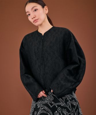 Arabesque Jacquard Short Jacket 6F