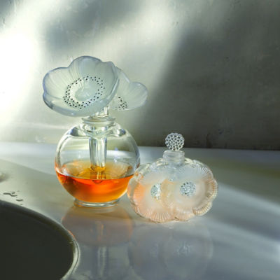 美品】Lalique☆ラリック☆ドゥ フルール フレグランスボトル-