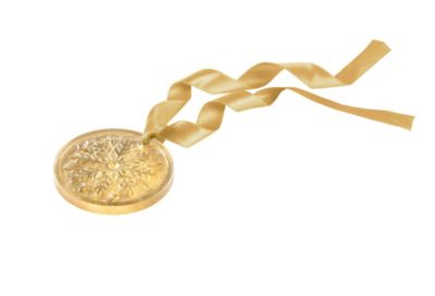 ＜LALIQUE＞オーナメント　ジヴレ（ゴールドラスター）