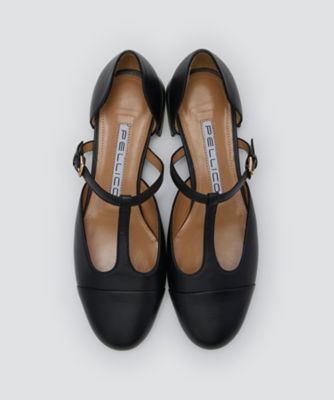 TAPA Tストラップパンプス 2．5cm BLACK