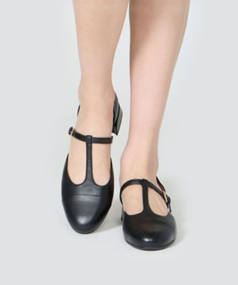 良品✨ PELLICO ペリーコ Tストラップ （22.5）メダリオン　パンプス ペリーコ PELLICO Tストラップパンプス （BLACK） -靴