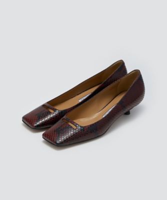 NORA アネッリパンプス 3．0cm PYTHONWINE