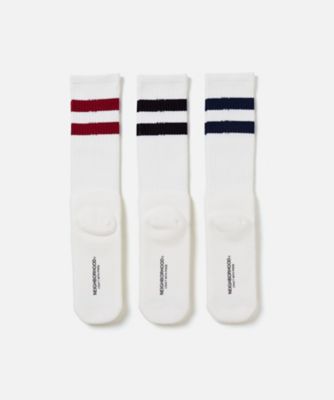 生まれのブランドで NEIGHBORHOOD CI 3色セット SOCKS LOGO ソックス 