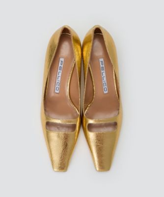 DAMA グランデアネッリ パンプス 5．5cm GOLD