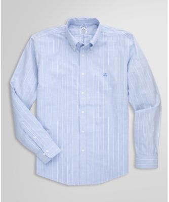 Brooks Brothers/ブルックス ブラザーズ ストレッチオックスフォード　アウトラインストライプ　スポーツシャツ　Ｒｅｇｕｌａｒ　Ｆｉｔ　１００１９６３７０