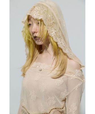 ＜neith. (Women)＞Ｖｅｉｌ　ｏｆｆーｓｈｏｕｌｄｅｒ　Ｄｒｅｓｓ　１００２ー５１０３０ー０２９９