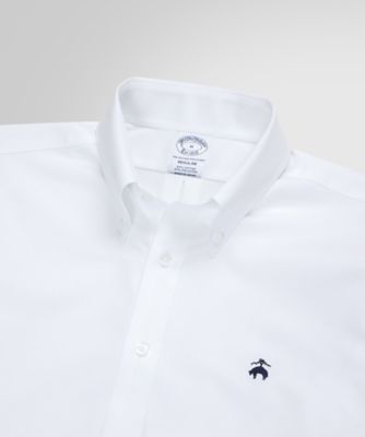 Brooks Brothers グレー×ゴールド ワンポイント ポロシャツ M Brooks Brothers グレー×ゴールド ワンポイント ポロシャツ M