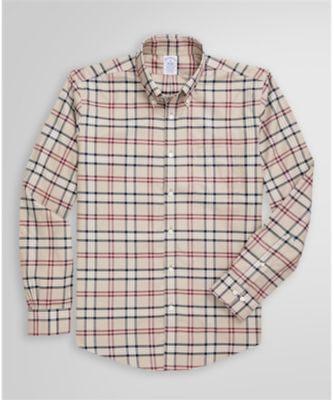 Brooks Brothers/ブルックス ブラザーズ 長袖 シグネチャータータン スポーツシャツ Regular Fit 100206132