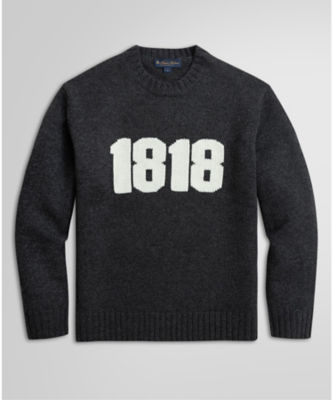 １８１８インターシャ クルーネックセーター １００２１３３０６ の