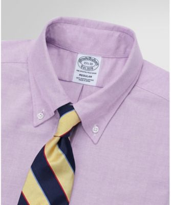 BROOKS BROTHERS ボーダー ラガーシャツ XXL パープル BROOKS BROTHERS ボーダー ラガーシャツ XXL パープル