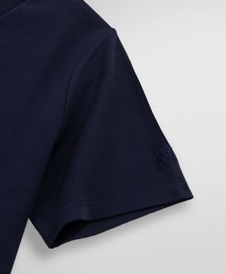 ◆コットンスムース　クルーネック　Ｔシャツ　Ｎａｖｙ