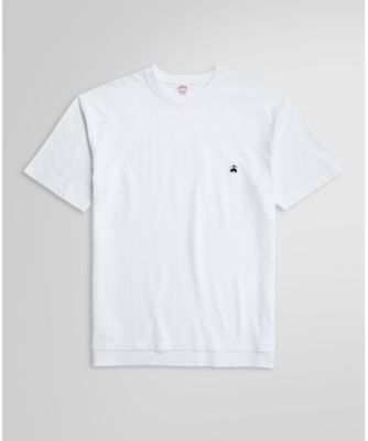Brooks Brothers/ブルックス ブラザーズ USAコットンピケ GFロゴ ショートスリーブTシャツ 100219402
