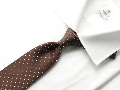 ルイジボレッリ LUIGI BORRELLI ネクタイ　ドット　フランコバッシ シルクサテンドットネクタイ／1070（10colors） | NECKTIE