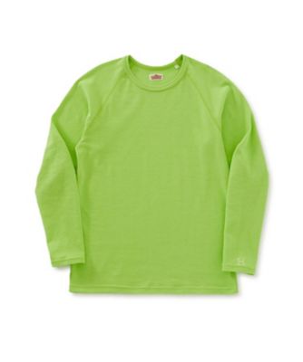 HOLLYWOOD RANCH MARKET/ハリウッド ランチ マーケット ストレッチフライスクルーネックロングスリーブ Tシャツ 1004665 YELLOW GREEN トップス【三越伊勢丹/公式】