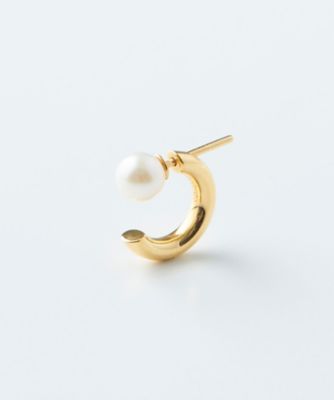 ＜MARIA BLACK＞Ｆｒｉｄａ　Ｐｅａｒｌ　Ｐｉｅｒｃｅｄ　Ｅａｒｒｉｎｇ－Ｙｅｌｌｏｗ　Ｇｏｌｄ　※シングル　１００７７３ＹＧ－ＰＥＡＲＬ