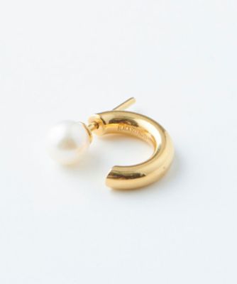 Frida Pearl Pierced Earring－Yellow