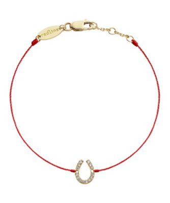 ＜H.P.FRANCE BIJOUX (Women)＞レッドライン　ホースシュー　ブレスレット　１００９６０１－８８８０９１５－００２８