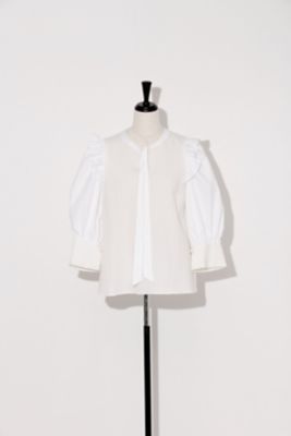 ＜Arobe＞Ｂｕｍｐｙ　Ｆｒｉｌｌ　Ｓｈｉｒｔ