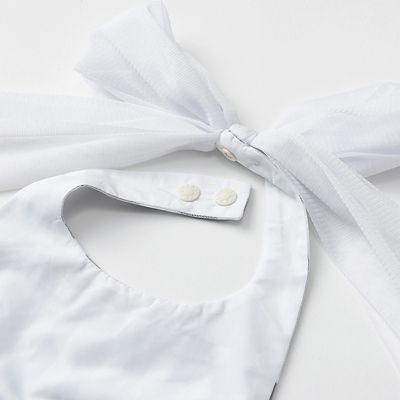お食事エプロン　ｂｏｕｑｕｅｔ　４　ｓｔｒｉｐｅ　ｂａｂｙ