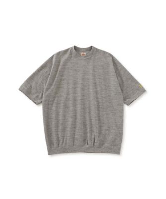UNISEX】ストレッチフライス ヘムリブ ショートスリーブ